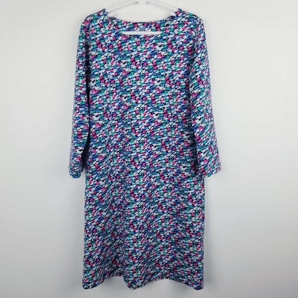 Vineyard Vines Whale Dress Girl's M(10-12)
